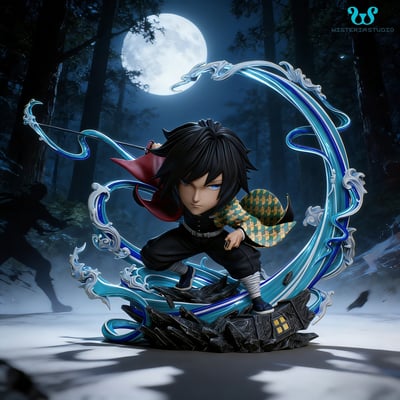 【預購】鬼滅之刃 九柱第一彈 水柱-富岡義勇 X 紫藤花社1