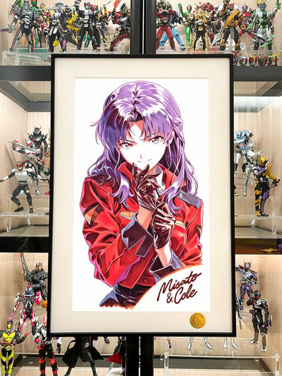 【預購】EVA新世紀福音戰士《紅衣葛城美里》動漫裝飾畫 X 星空工作室2
