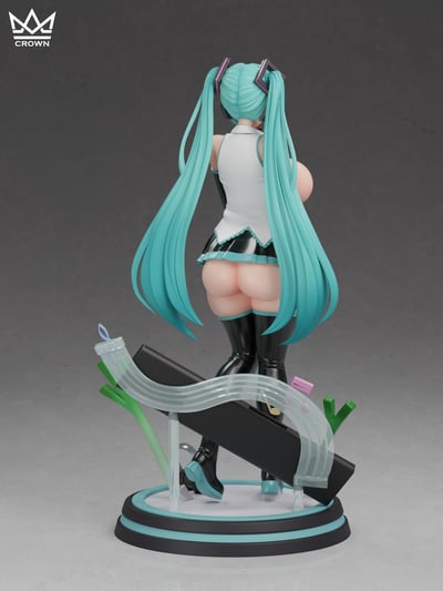 【預購】初音未來 雙版本 初音殿下吃胖了？！X 王冠工作室7