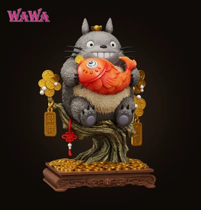 【現貨秒發】宮崎駿 招財龍貓 X WAWA-Studio3