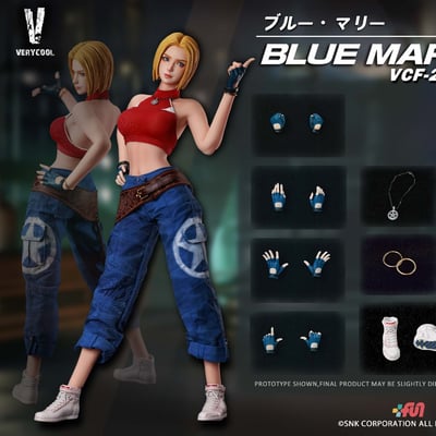 【售罄展示追加請私訊客服@toystationtw】拳皇XIV 可動人偶 VCF-2071 布魯·瑪麗 X VERYCOOL+SNK 正版授權1