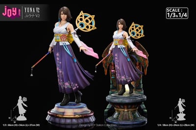 【預購】最终幻想FF10 雙比例 尤娜2.0 X Joy Station4