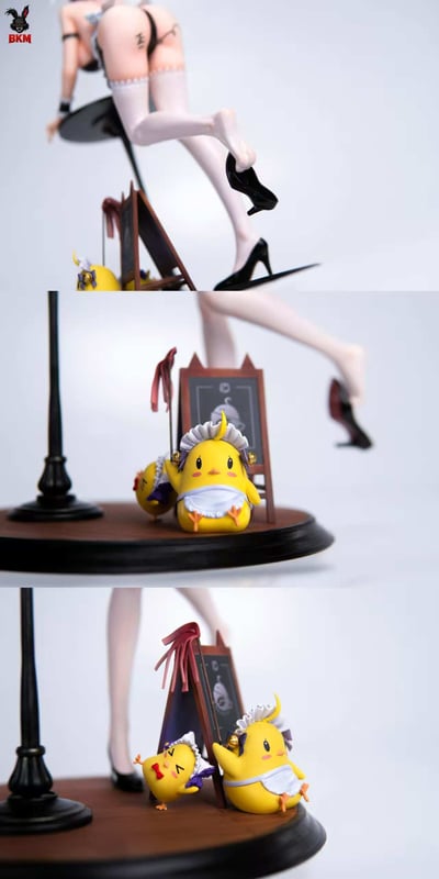 【售罄展示追加請私訊客服@toystationtw】碧藍航線 偷吃的女僕醬-柴郡 X BKM工作室7