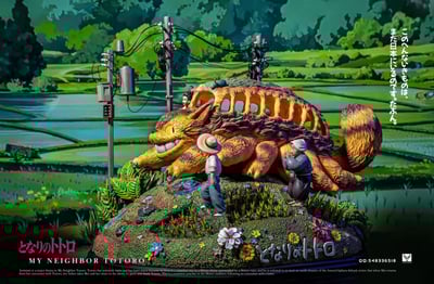 【現貨秒發】宮崎駿 收藏級雕像第三彈 龍貓-貓巴士 X 白鹿-Studio2