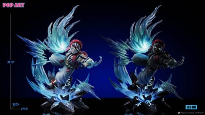 【售罄展示追加請私訊客服@toystationtw】鬼滅之刃 第三款 猗窩座 X POP.ART工作室3