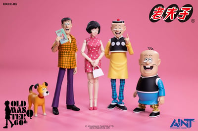 【售罄展示追加請私訊客服@toystationtw】老夫子60週年 HKCC-03 1/12秦先生及陳小姐套裝 X AINT Production7