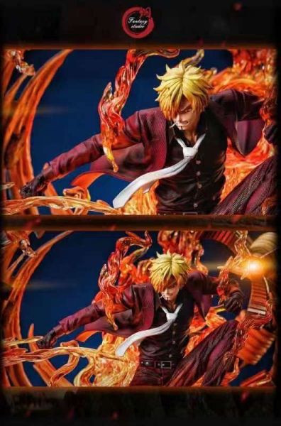 【現貨秒發】海賊王 大型雕像第二彈 香吉士vs疫災奎因Queen X Fantasy幻想屋6