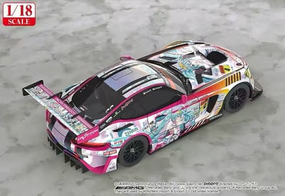 【售罄展示追加請私訊客服@toystationtw】Good Smile 初音未來 AMG 開幕戰痛車 車模 Ver. 再版 X GSC3