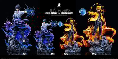 【現貨秒發】火影忍者 輕雕系列 鳴人&佐助 X ATELIER DE KONOHA9