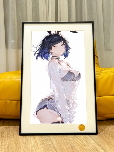 【預購】原神《兔女郎夜蘭》動漫裝飾畫 X 星空工作室3