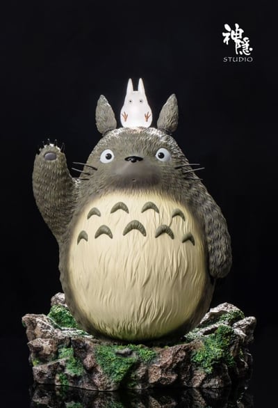 【現貨秒發】宮崎駿 揮手龍貓 擺件雕像 X 神隱工作室2