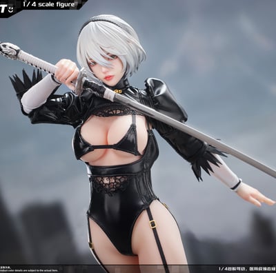 【預購】尼爾自動人形 1/4包膠可動人偶 2B X Sweet-Studio1