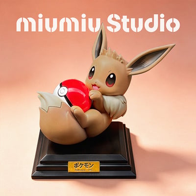 【預購】寶可夢 伊布GO X miumiu夢幻1