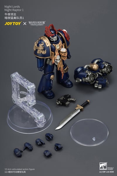 【預購】午夜領主 暗夜猛禽隊員1 JT04698 X JOYTOY10