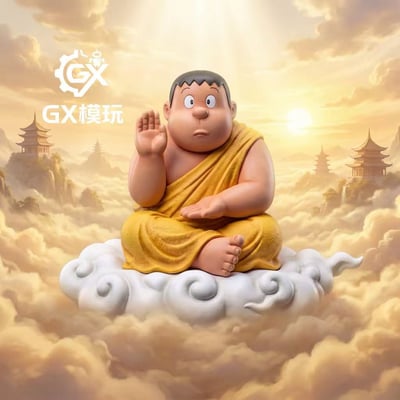 【預購】哆啦a夢 胖虎佛祖 X GX模玩1