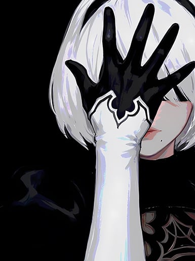 【預購】尼爾自動人形《暗夜2B》遊戲裝飾畫&冰箱貼 X 巴洛克工作室5