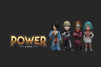【售罄展示追加請私訊客服@toystationtw】火影忍者 人柱力—羽高 X Power-Studio4