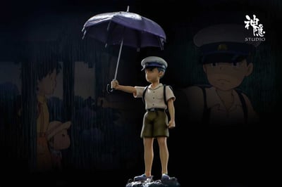 【預購】宮崎駿 剪影瞬間系列 龍貓-雨幕裡的溫柔 X 神隱工作室5