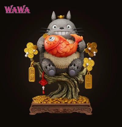 【現貨秒發】宮崎駿 招財龍貓 X WAWA-Studio1