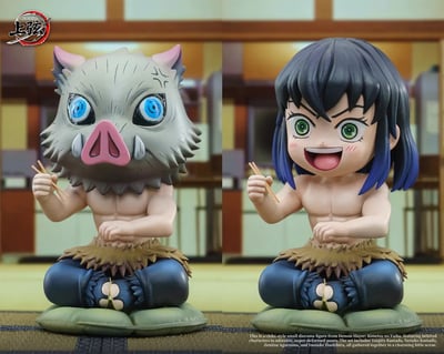 【預購】鬼滅之刃 Q版四小隻 彌豆子 炭治郎 善逸 伊之助 X 上弦Studio2