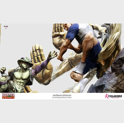 【現貨秒發】獵人 尼特羅vs梅路艾姆 X FIGURAMA石油場 正版授權9