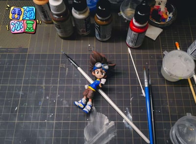 【預購】數碼寶貝001 太一 X 雷海冰豆工作室6