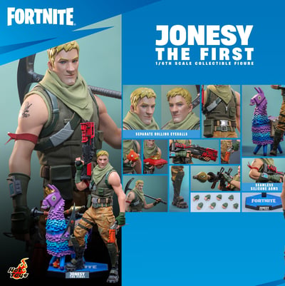 【售罄展示追加請私訊客服@toystationtw】《堡壘之夜》瓊斯一代 Jonesy The First VGM85 可動珍藏人偶 X HOTTOYS1