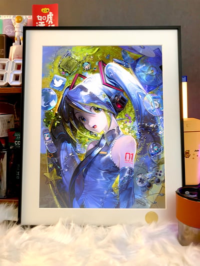 【預購】初音未來《生日初音》動漫裝飾畫 X 星空工作室4