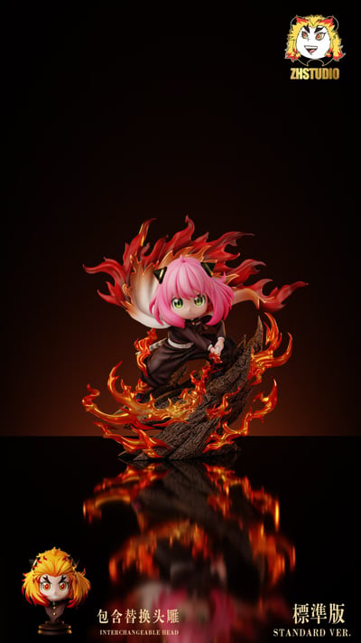 【預購】間諜家家酒+鬼滅之刃 整之呼吸·肆之型·盛炎渦卷 炎之女孩安妮亞 X ZH整活3