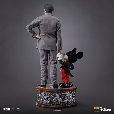 【售罄展示追加請私訊客服@toystationtw】Walt Disney & Mickey Mouse 華特·迪士尼和米老鼠 DSNEY145526-14 X Iron-Studio3