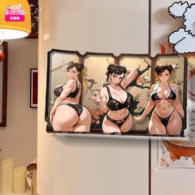 【預購】街頭霸王 動漫冰箱貼第113彈 春麗 X 阿喵畫社2