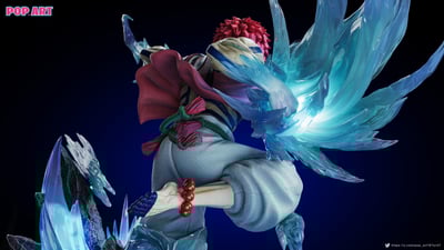 【售罄展示追加請私訊客服@toystationtw】鬼滅之刃 第三款 猗窩座 X POP.ART工作室9