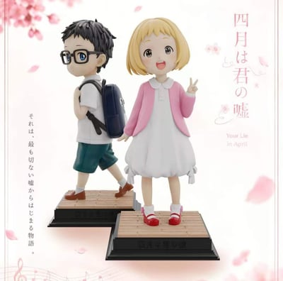 【售罄展示追加請私訊客服@toystationtw】四月是你的謊言 宮園薰·童年Ver.&有馬公生·童年Ver. X Night Wing夜翼社+HERA赫拉1