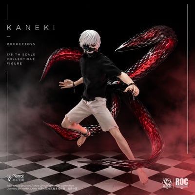【售罄展示追加請私訊客服@toystationtw】東京喰種 1/6可動人偶 覺醒Ver. ROC-024 金木研 X Rocket Toys+皮樂中國 正版授權1