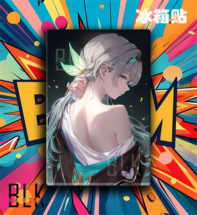 【預購】崩壞星穹鐵道《美背流螢》遊戲裝飾畫&冰箱貼 X 巴洛克工作室3