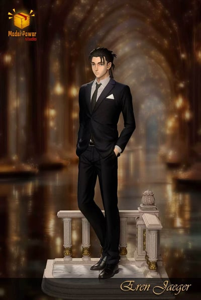 【售罄展示追加請私訊客服@toystationtw】進擊的巨人 夜宴系列：第3彈 艾倫·葉卡 X Model Power3