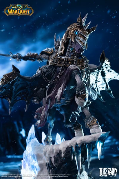 【預購】魔獸世界 14英寸收藏級雕像 巫妖王&無敵戰馬 X Blizzard暴雪8