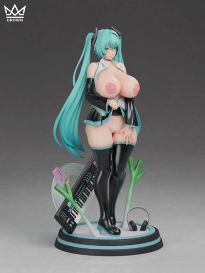 【預購】初音未來 雙版本 初音殿下吃胖了？！X 王冠工作室6