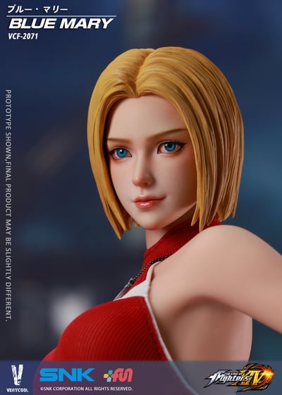 【售罄展示追加請私訊客服@toystationtw】拳皇XIV 可動人偶 VCF-2071 布魯·瑪麗 X VERYCOOL+SNK 正版授權9