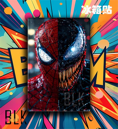 【預購】Marvel漫威《蜘蛛毒液》動漫裝飾畫&冰箱貼 X 巴洛克工作室3