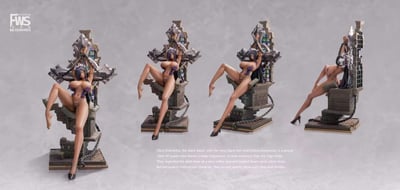 【補款】《黒獣》Olica Diskrentia 高傲的黑暗精靈女王 奧利卡.迪斯克倫蒂亞 X FWS方文社3