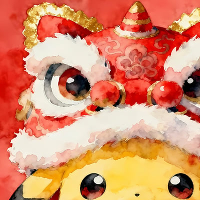 【預購】寶可夢《醒獅皮卡丘》裝飾畫 X 星空工作室5