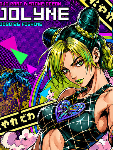 【預購】JOJO的奇妙冒險《塗鴉徐倫》動漫裝飾畫&冰箱貼 X 巴洛克工作室5