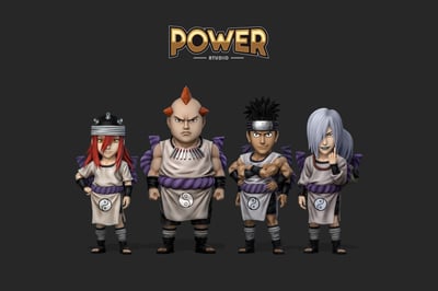 【預購】火影忍者 左近右近 X Power-Studio3
