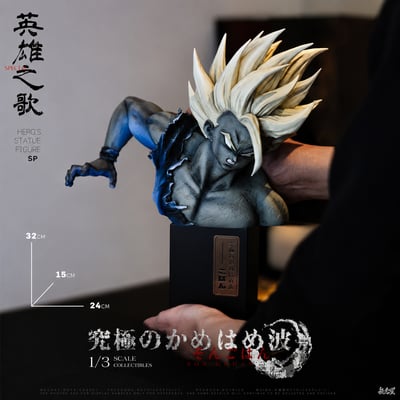 【售罄展示追加請私訊客服@toystationtw】七龍珠 英雄之歌SP 1/3胸像 悟飯 X NOTRICKS無名堂1