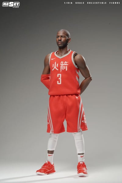 【預購】NBA 收藏級可動人偶套裝 中文火箭紀念版-保羅 X Reset-Studio8