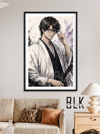 【預購】死神 境·界《水墨藍染》動漫裝飾畫&冰箱貼 X 巴洛克工作室2