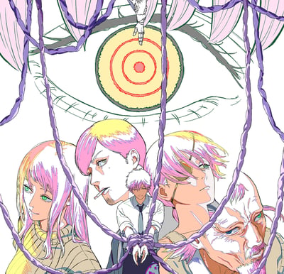 【預購】鏈鋸人《電鋸人刺客篇》動漫裝飾畫 X H2工作室5
