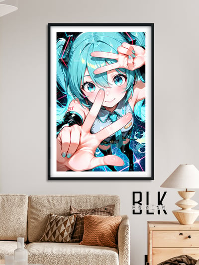 【預購】初音未來《YES初音》動漫裝飾畫&冰箱貼 X 巴洛克工作室2