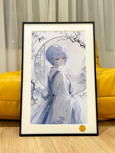 【預購】Eva新世紀福音戰士《國風綾波麗》動漫裝飾畫 X 星空工作室2